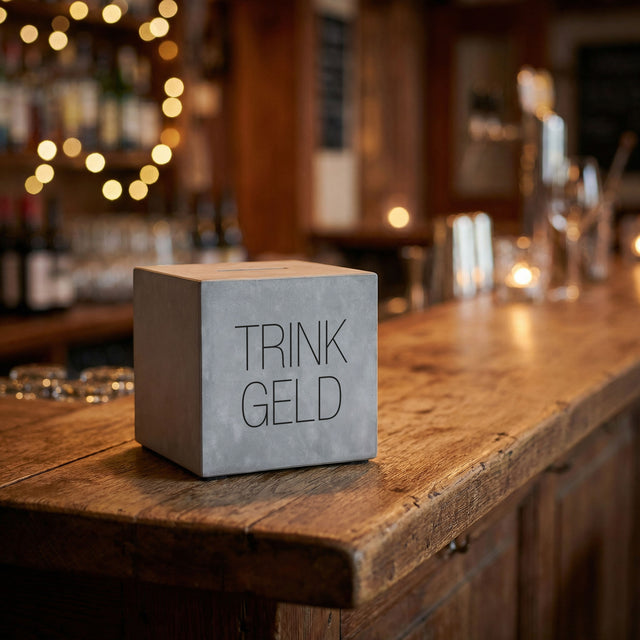 Spardose „Big Block“ aus Beton - Trinkgeld