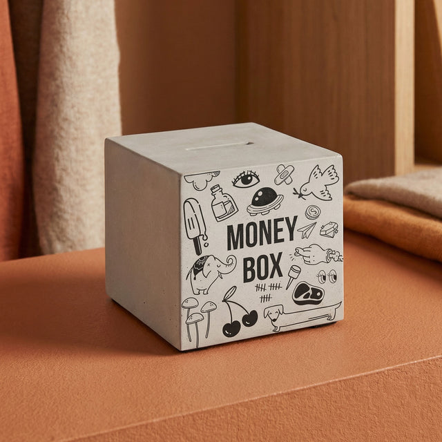 Spardose „Money Box“ aus Beton